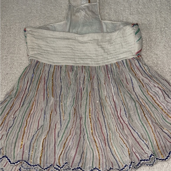 Anthropologie Floreat Embroidered Halter Top size 4 - Picture 6 of 7